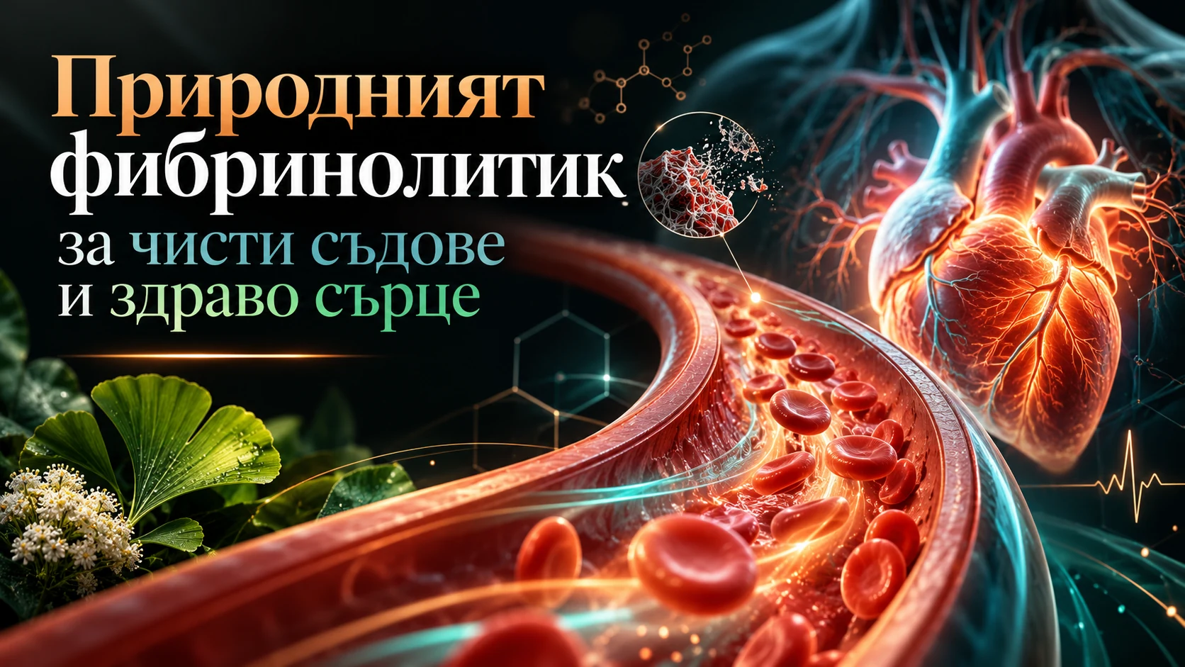 Nattokinase SmartBiotica и сърдечно-съдово здраве