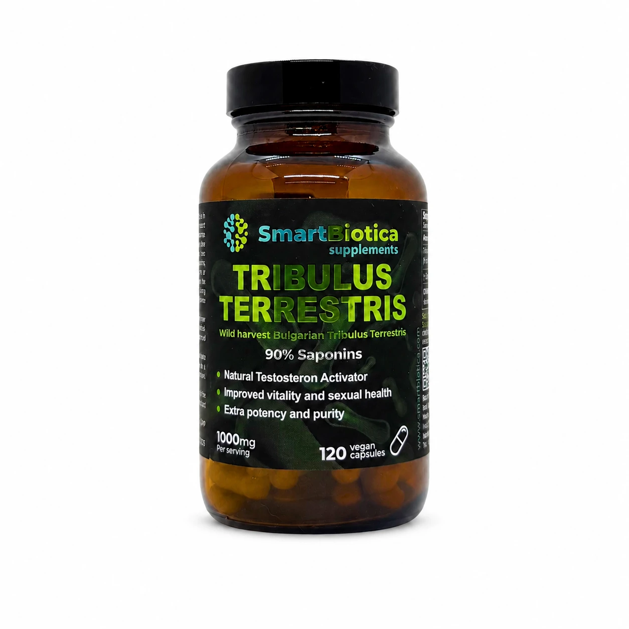 Tribulus Terrestris – хранителна добавка SmartBiotica, продуктова опаковка
